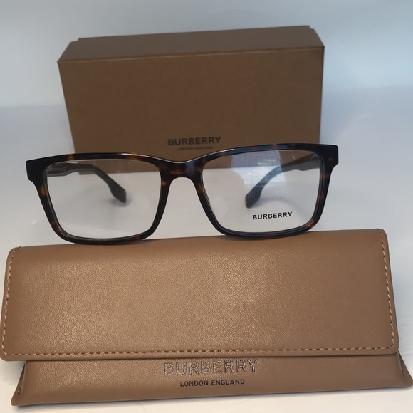 New Auth - BURBERRY Demo Rectangular Men's Eyeglasses BE2320 3864 55 - Picture 3 of 15